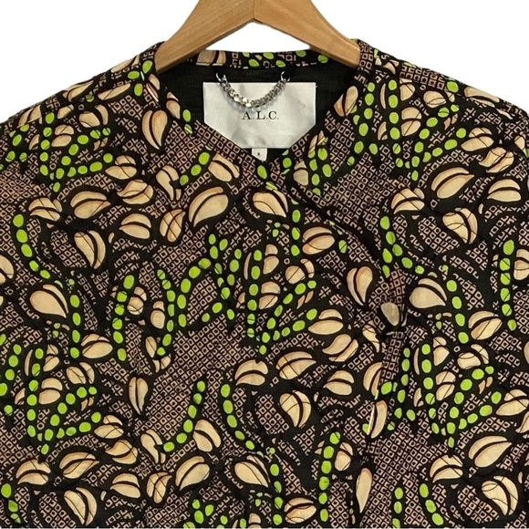 A.L.C Emory Quilted Jacket In Brown - Picture 4 of 12